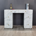 White Marble Glass MDF Toolaż